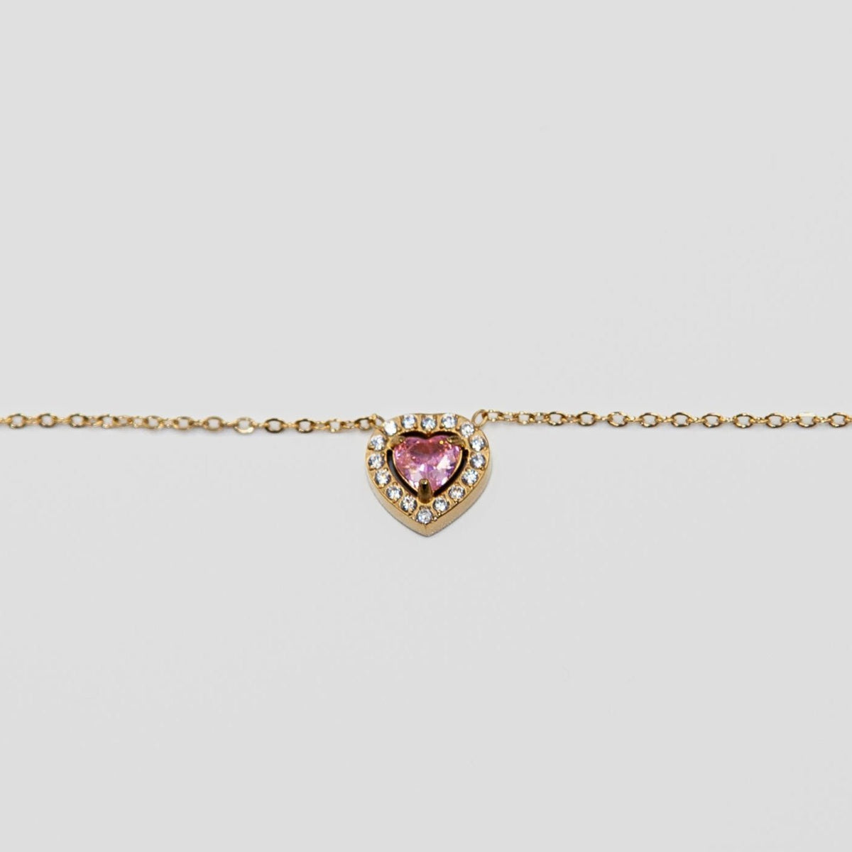 rose heart necklace - CAWNIfashion