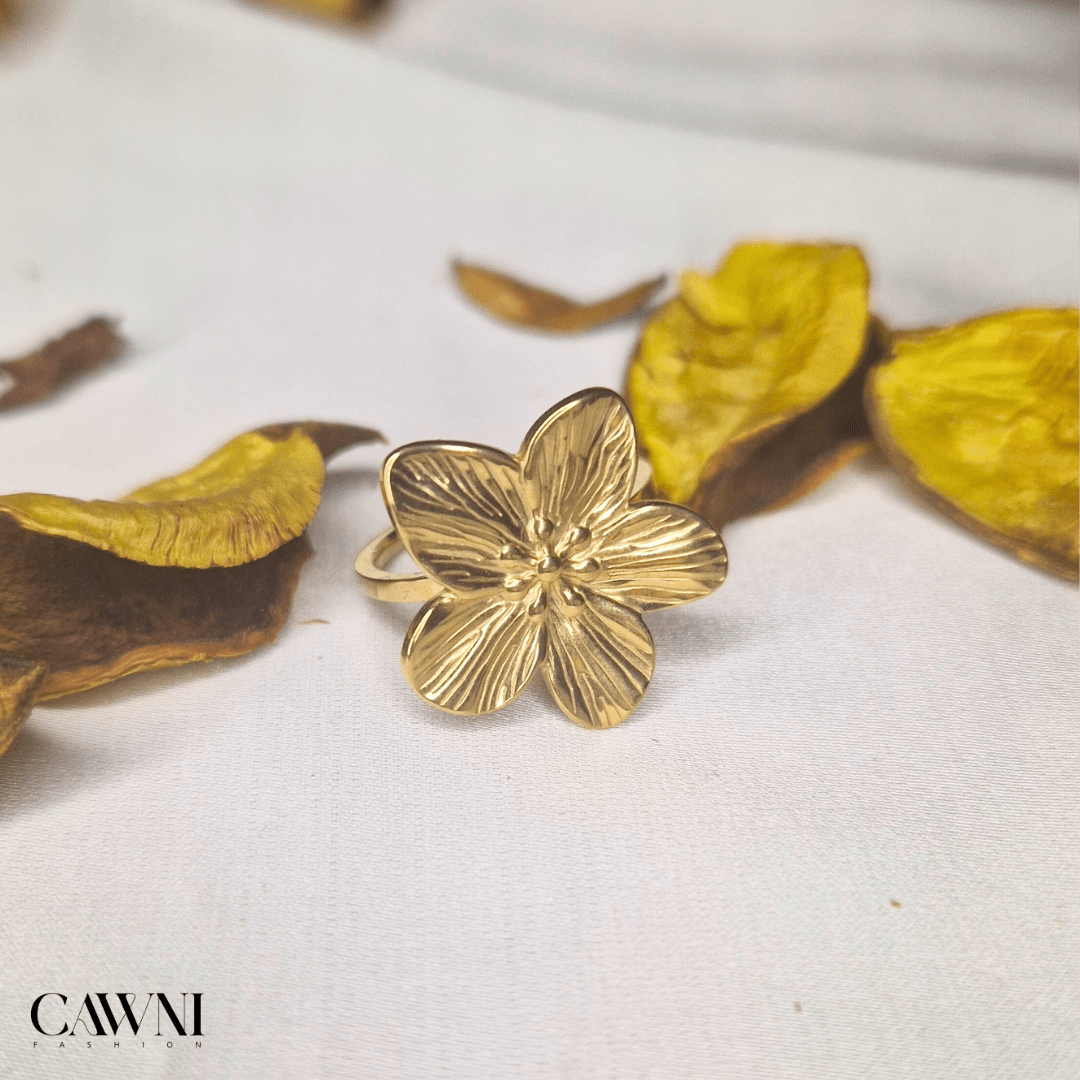 Bague Floral Aura - CAWNIfashion