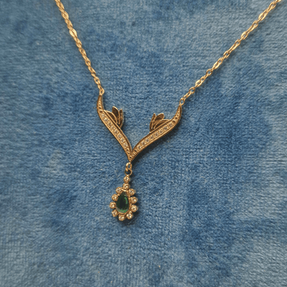 CAWNIfashion - Emerald Teardrop - CAWNIfashion