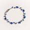 blue sapphire - white polish
