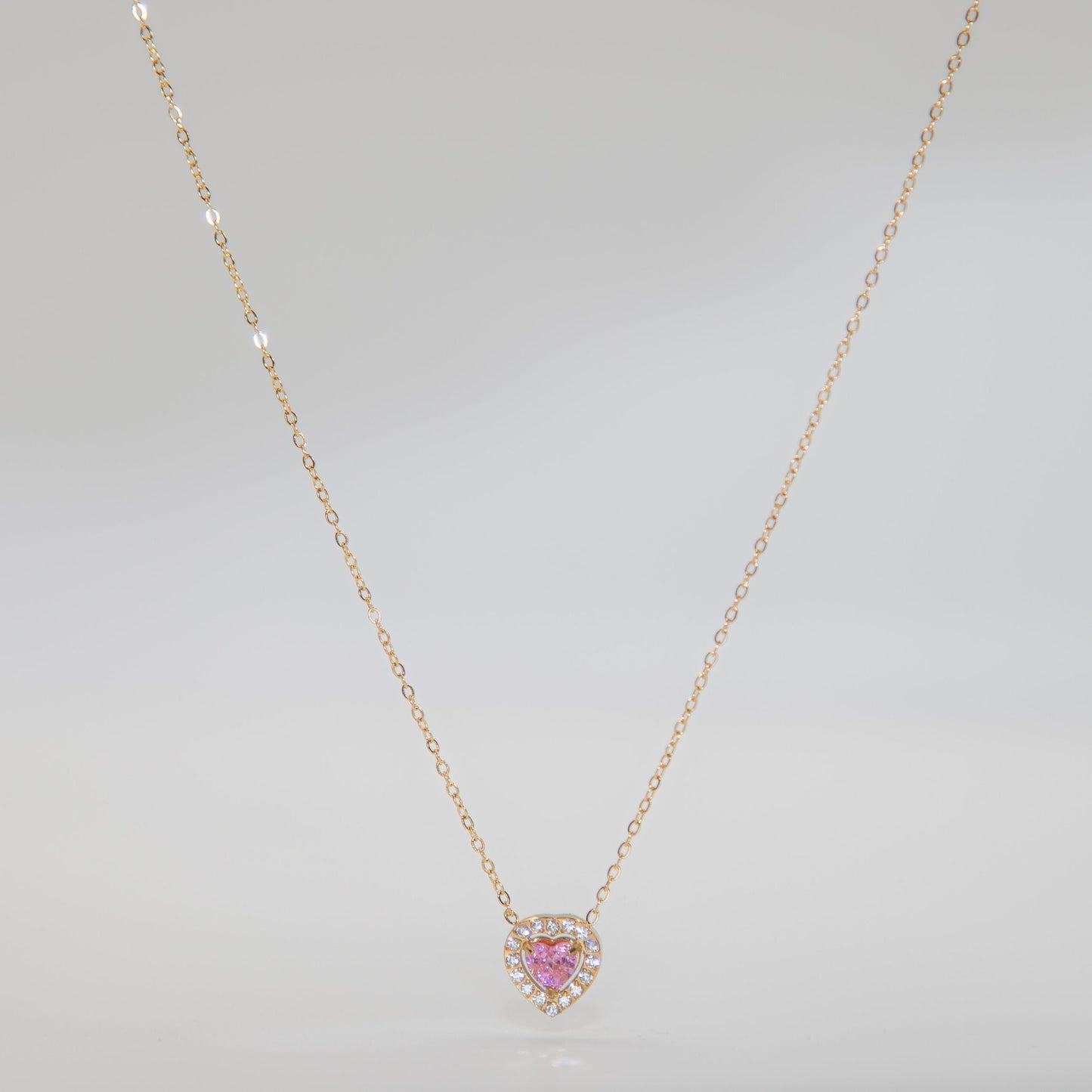 rose heart necklace - CAWNIfashion