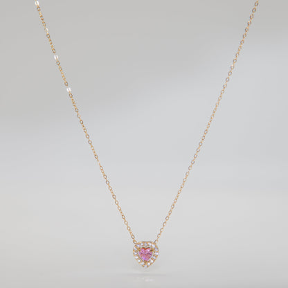 rose heart necklace - CAWNIfashion